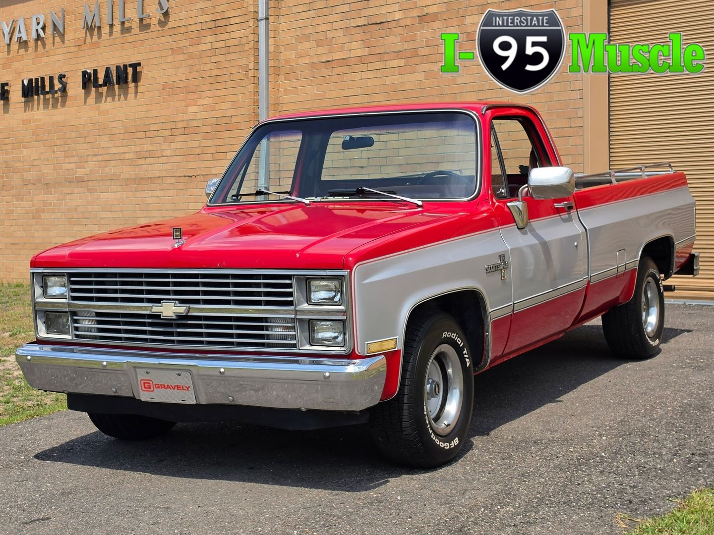 Red & Silver 1983 Chevrolet C/K 10 Pickup Truck Automatic