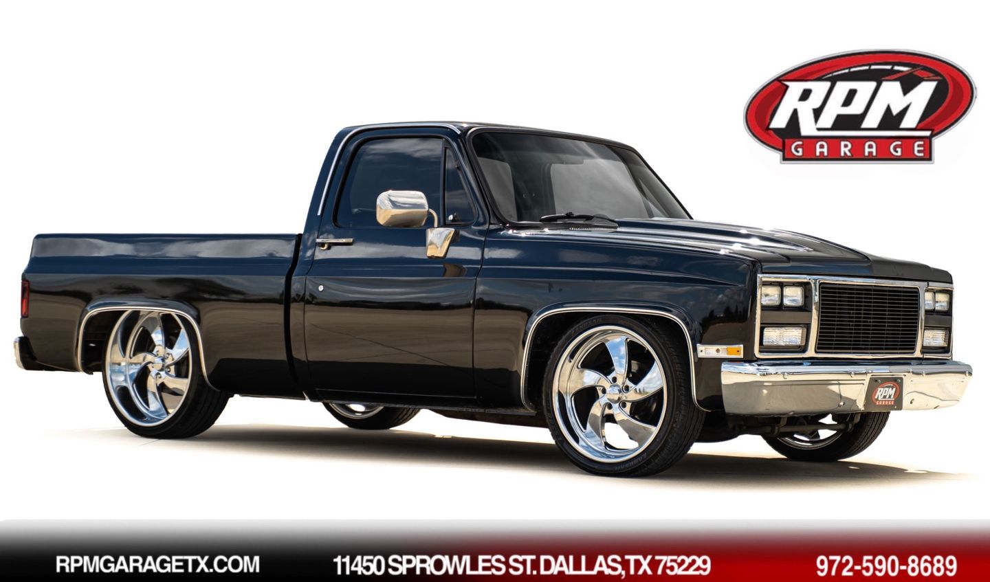 Black 1985 GMC C/K 1500 Series Pickup Truck Rear-Wheel Drive Automatic
