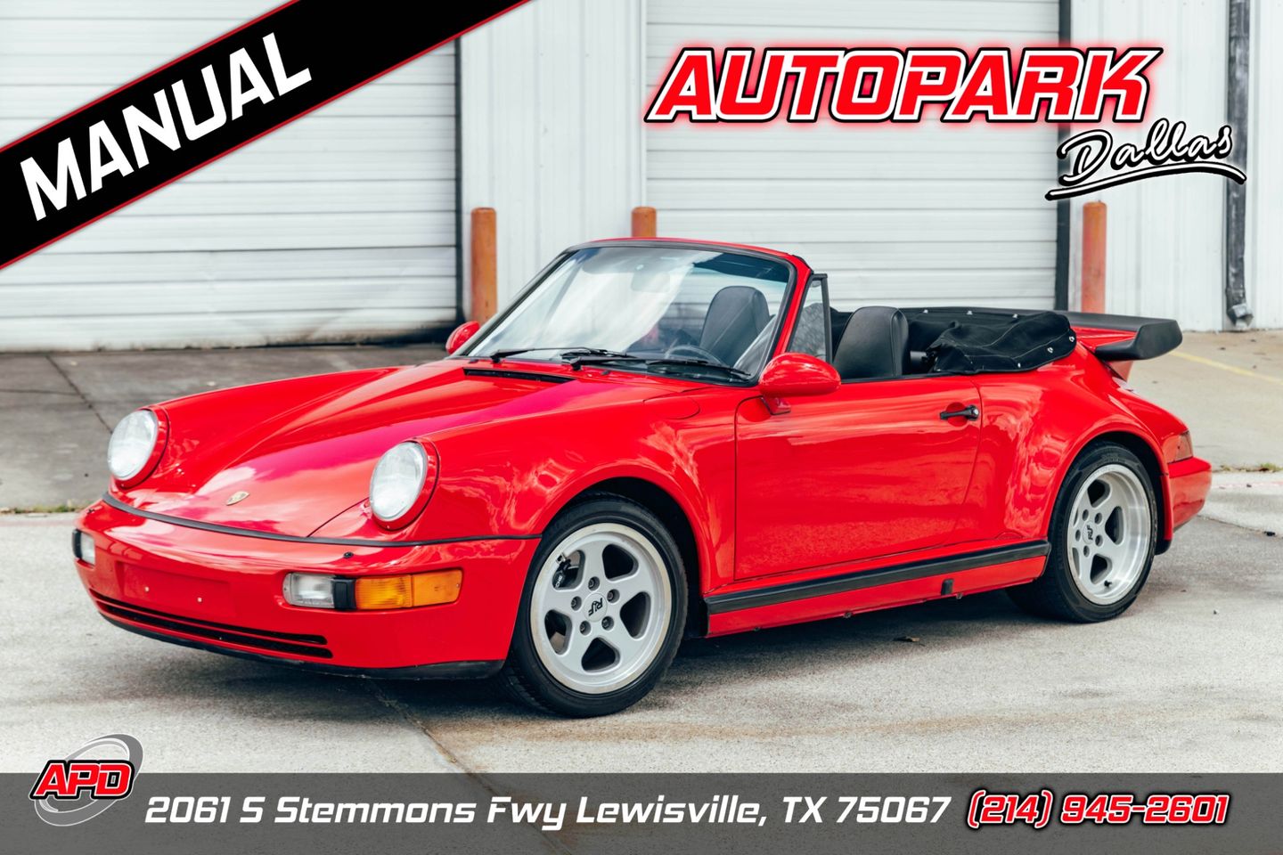 Guards Red 1990 Porsche 911 Coupe Manual