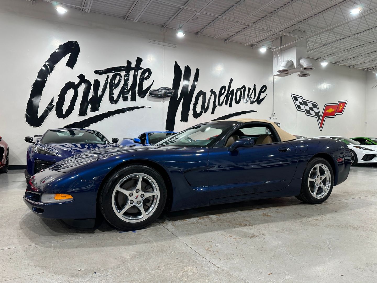 [28U] Navy Blue Metallic 2001 Chevrolet Corvette Convertible RWD Convertible Rear-Wheel Drive Manual