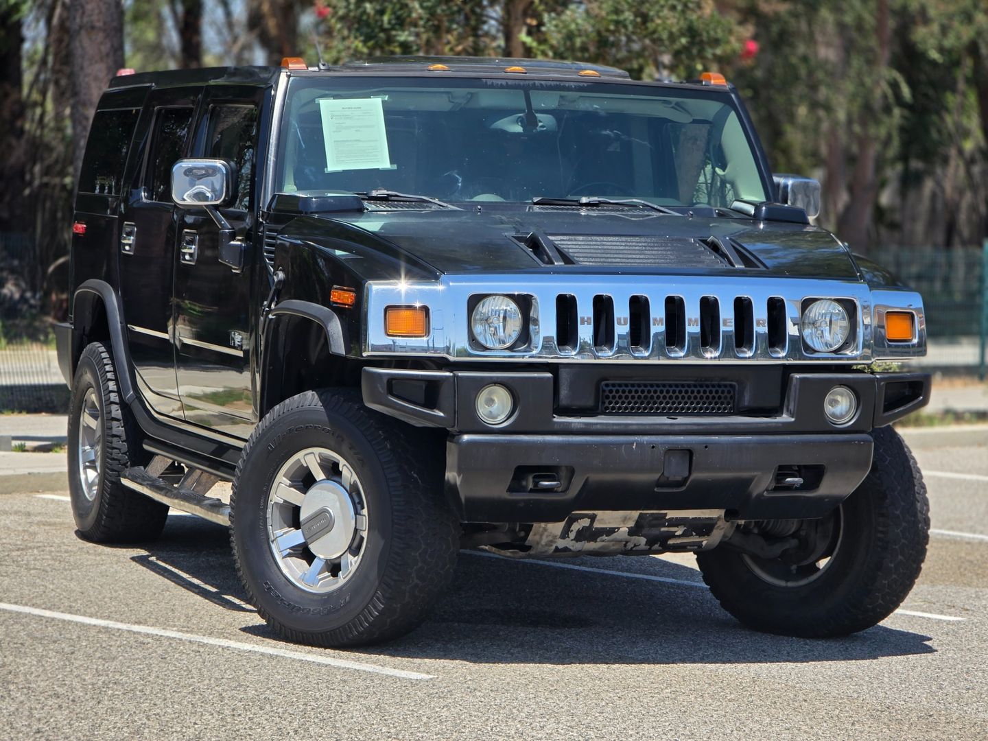 Black 2003 Hummer H2 Base SUV / Crossover Four-Wheel Drive Automatic