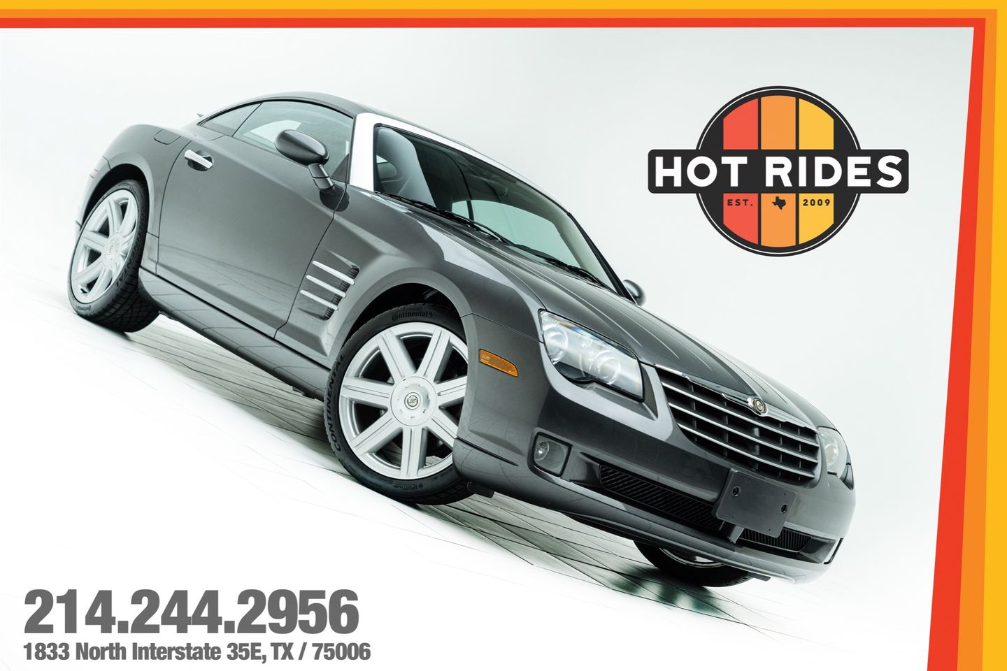 Gray ([PDR] Graphite Metallic Clearcoat) 2004 Chrysler Crossfire Coupe Rear-Wheel Drive Automatic