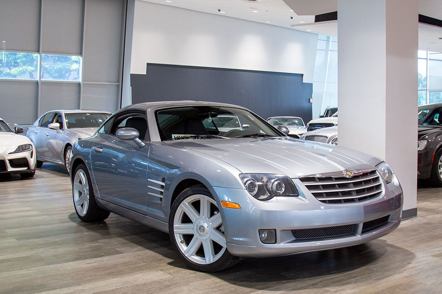 Sapphire Silver Blue Met 2005 Chrysler Crossfire Limited Roadster RWD Convertible Rear-Wheel Drive Automatic
