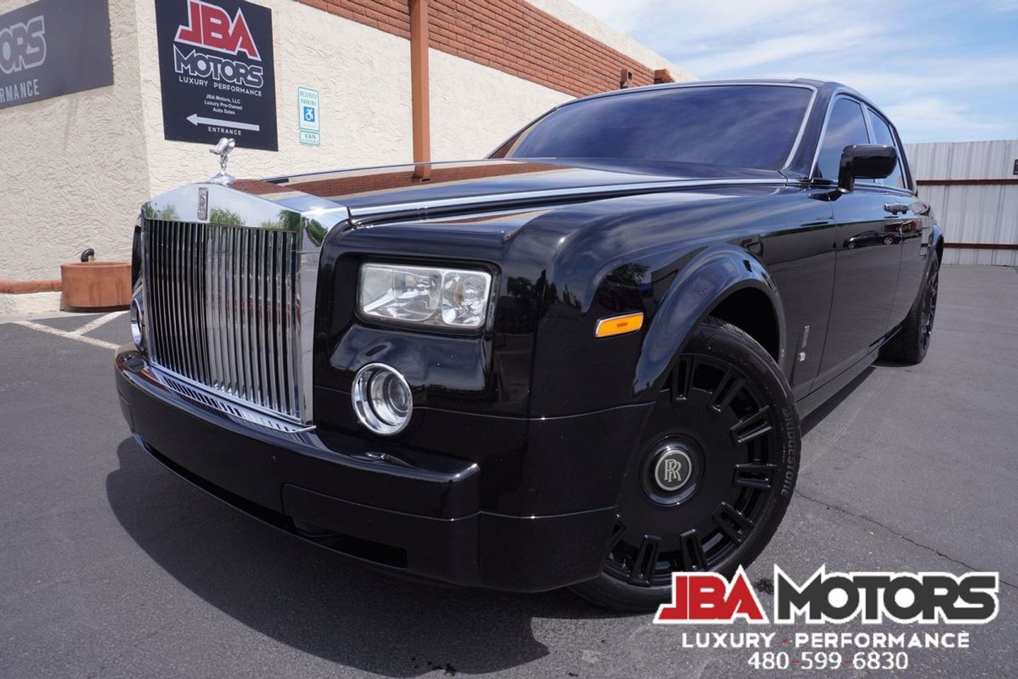 Black 2005 Rolls-Royce Phantom Base Sedan Rear-Wheel Drive Automatic