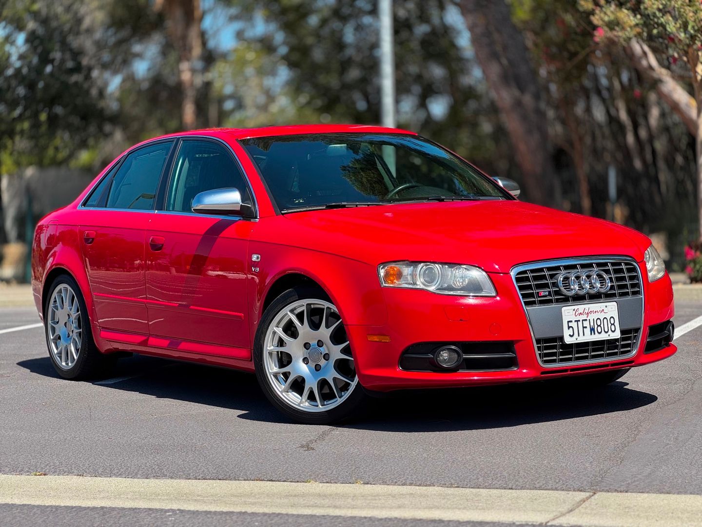 2006 Audi S4 Rojo Sedán Tracción en las cuatro ruedas Manual