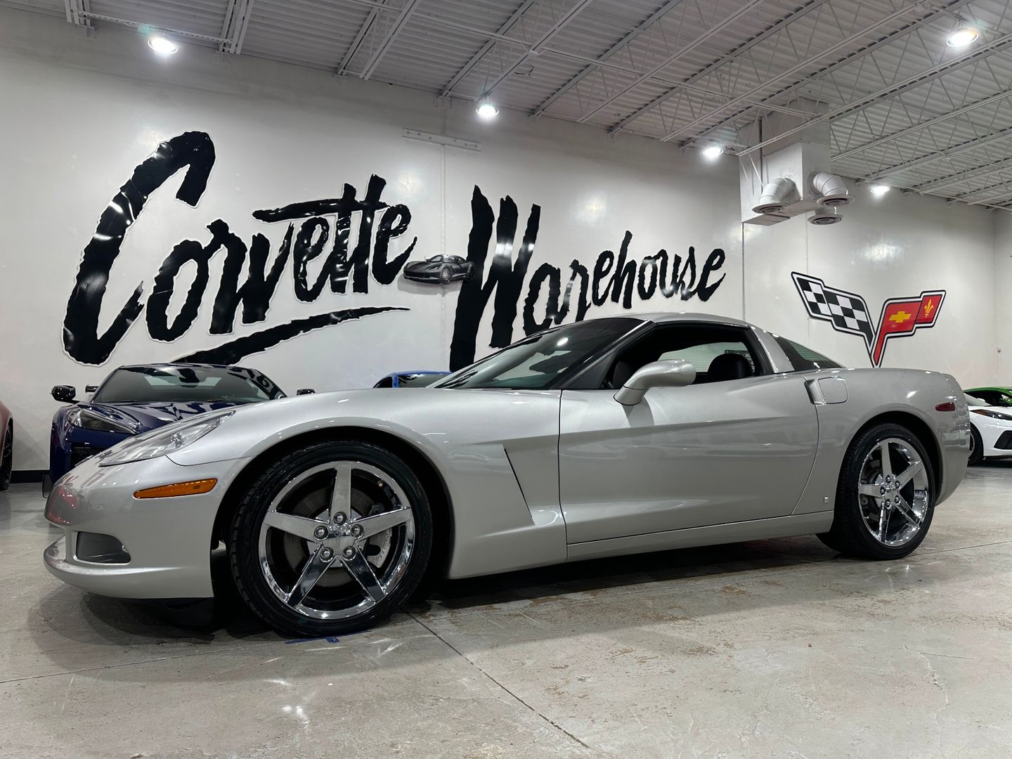 [67U] Machine Silver Metallic 2006 Chevrolet Corvette Coupe RWD Coupe Rear-Wheel Drive Automatic