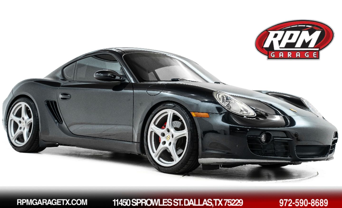 Black 2006 Porsche Cayman Coupe Rear-Wheel Drive Manual