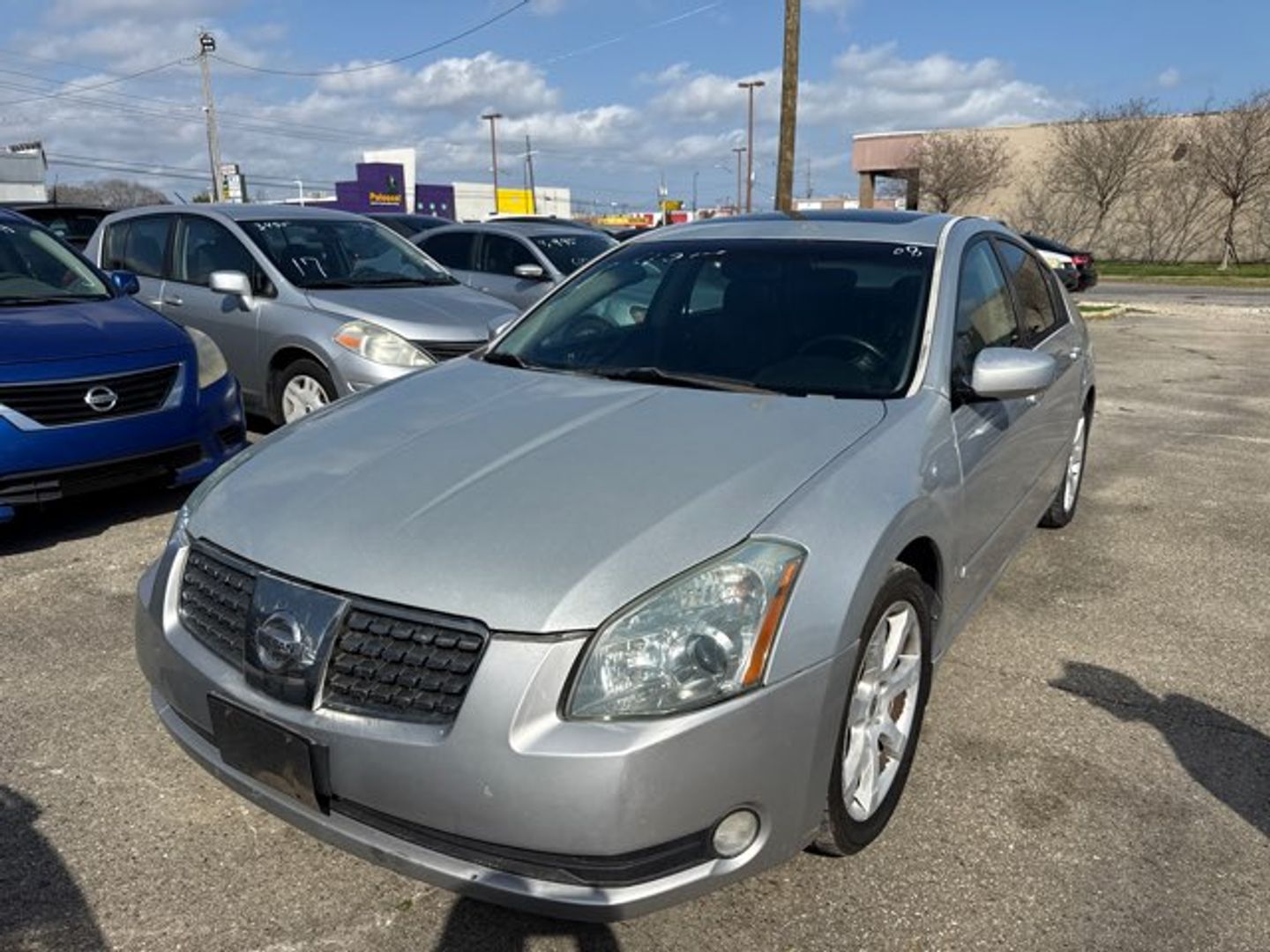 Silver 2008 Nissan Maxima SE Sedan Front-Wheel Drive Automatic