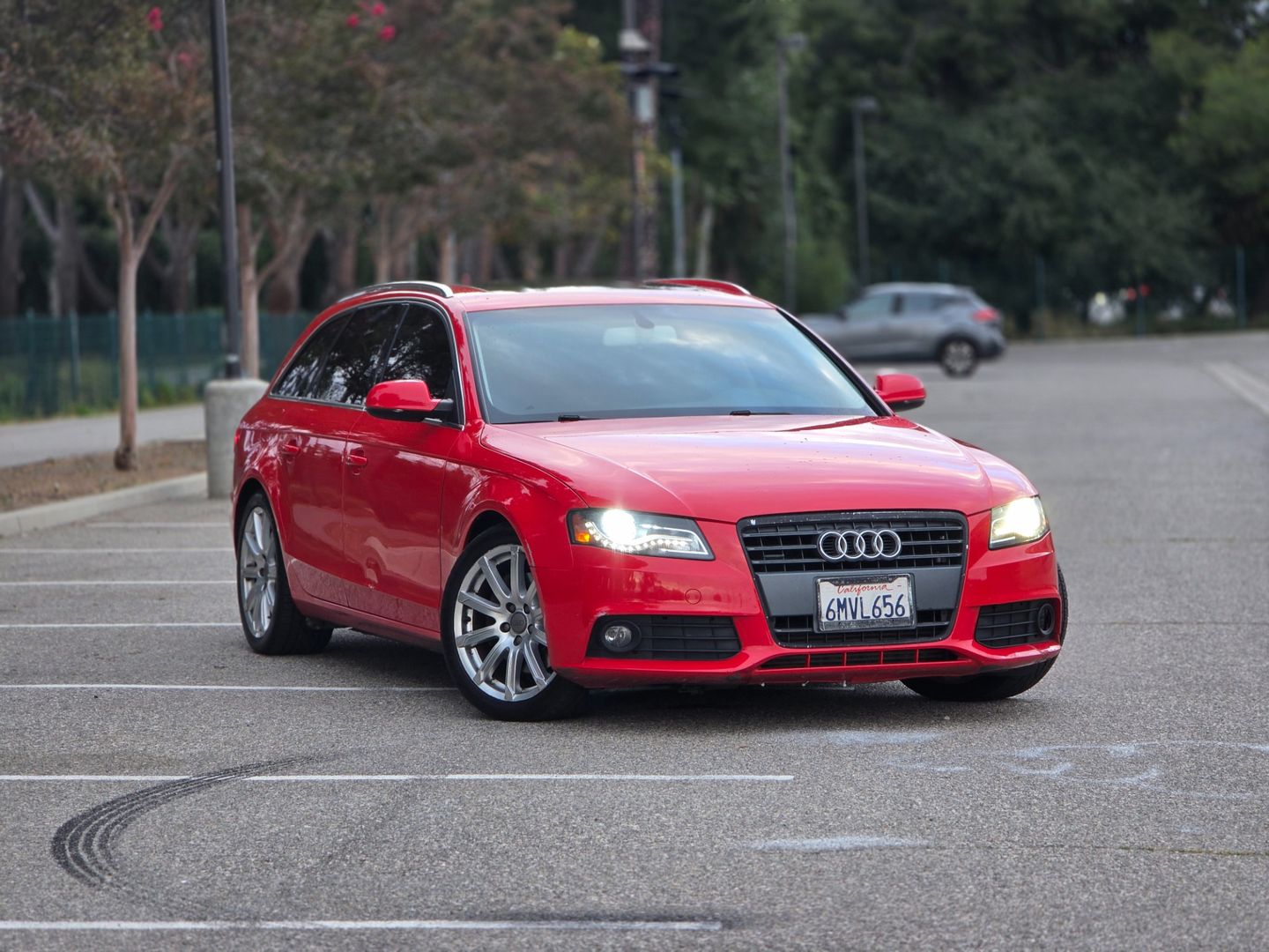 Red 2010 Audi A4 2.0T quattro Premium Plus AWD Sedan All-Wheel Drive Automatic