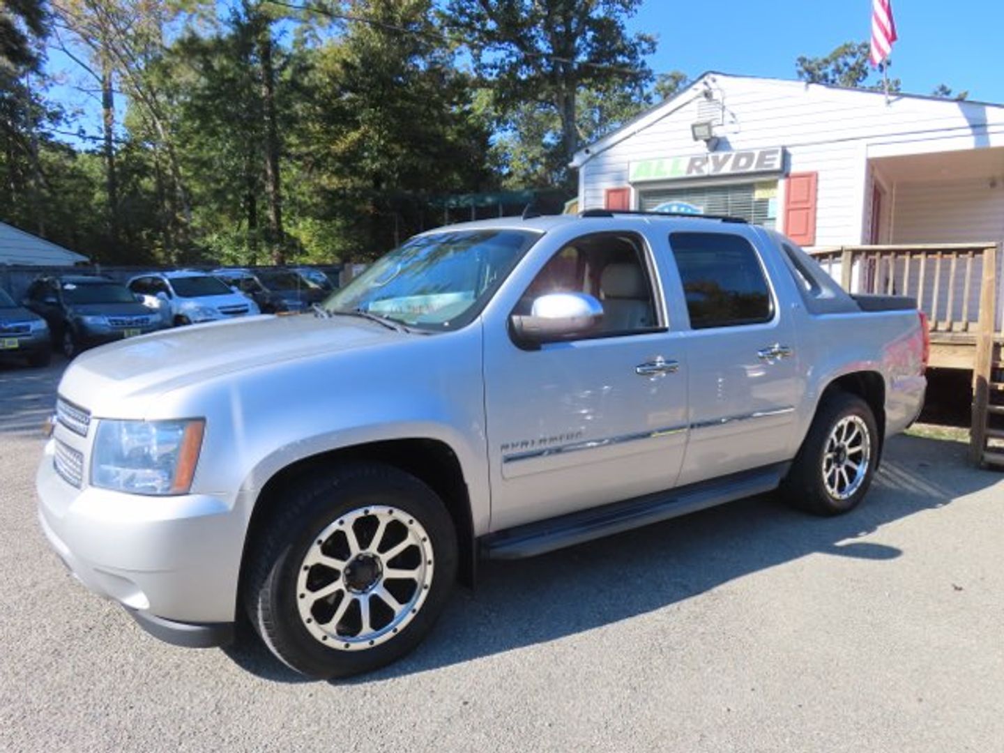 Silver 2010 Chevrolet Avalanche Pickup Truck Four-Wheel Drive Automatic