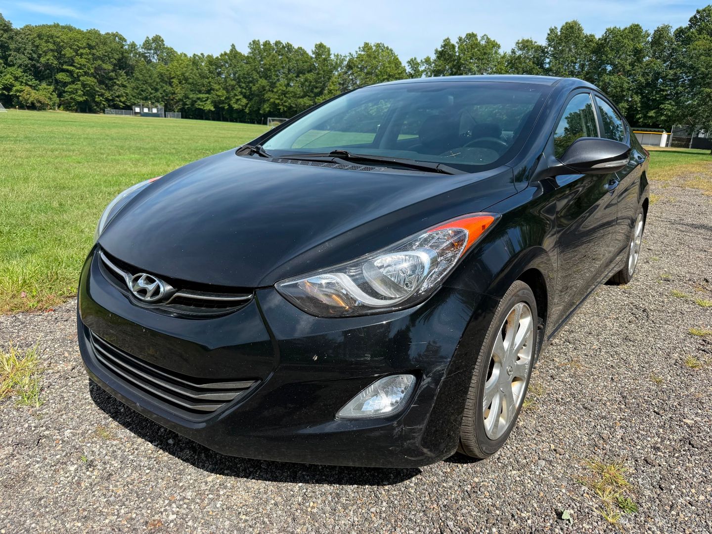 Black 2011 Hyundai Elantra Sedan Front-Wheel Drive Automatic