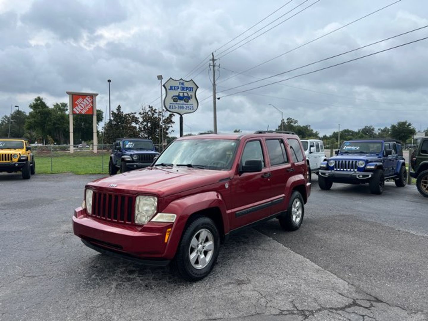 [PRP] Deep Cherry Red Crystal Pearl Coat 2012 Jeep Liberty SUV / Crossover Four-Wheel Drive Automatic