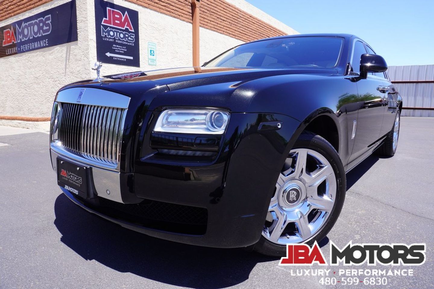 Black 2012 Rolls-Royce Ghost Sedan Sedan Rear-Wheel Drive 8-Speed Automatic