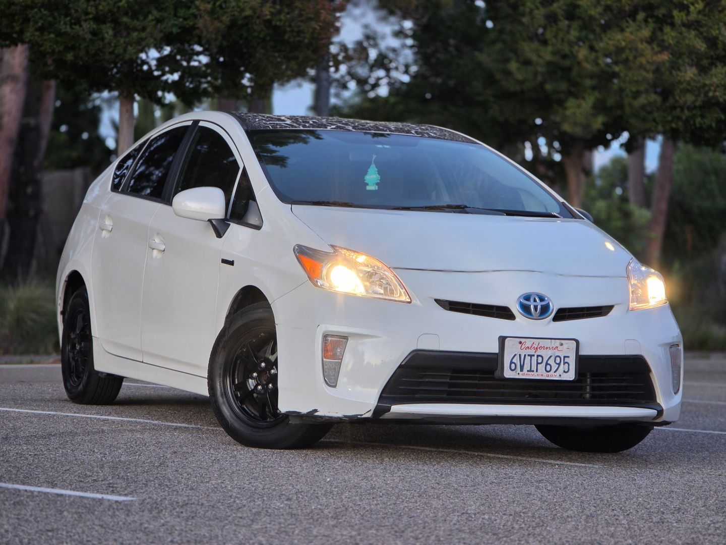 White 2012 Toyota Prius Four Hatchback Front-Wheel Drive Automatic