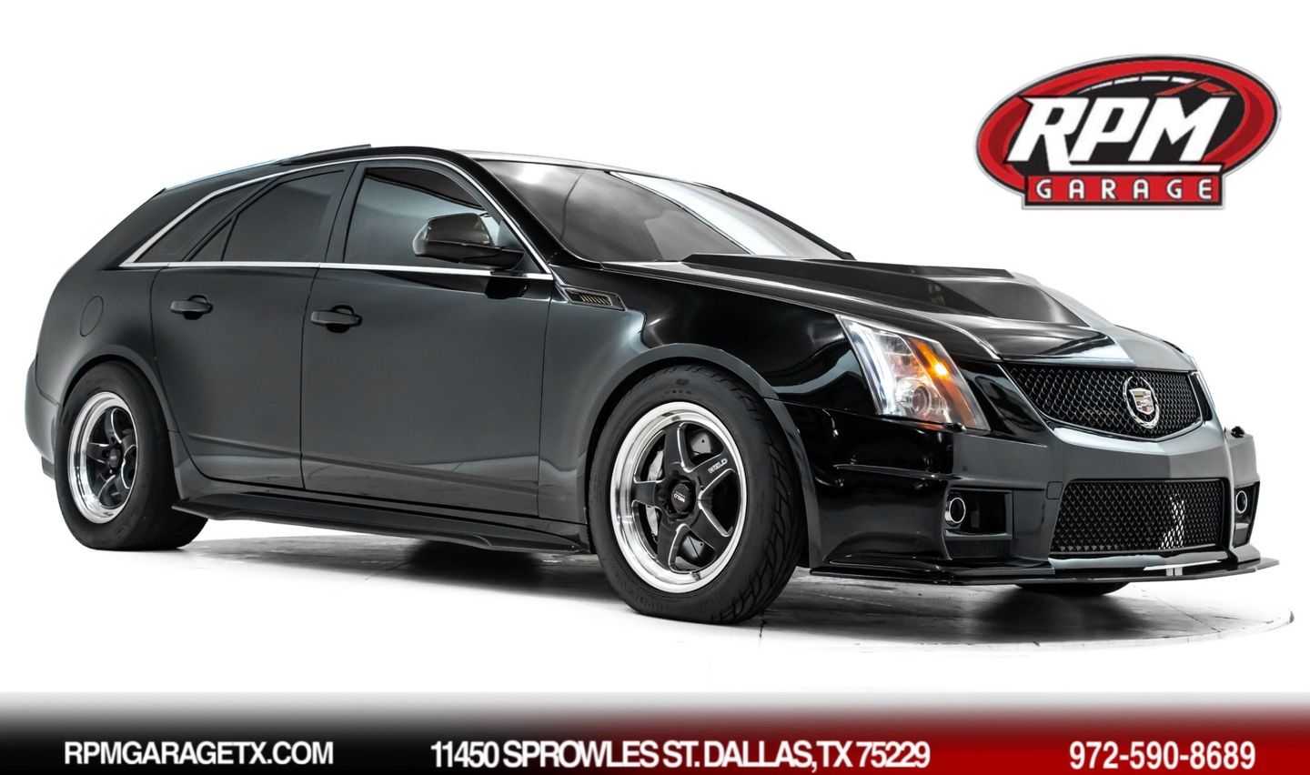 Black 2013 Cadillac CTS-V Wagon RWD Wagon Rear-Wheel Drive Automatic