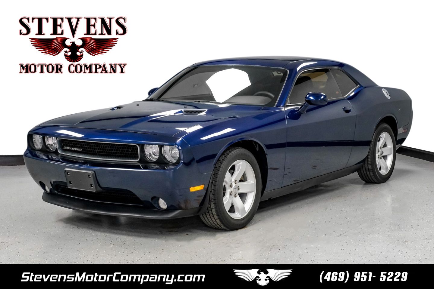 Jazz Blue Pearl Coat 2013 Dodge Challenger SXT Plus RWD Coupe Rear-Wheel Drive Automatic