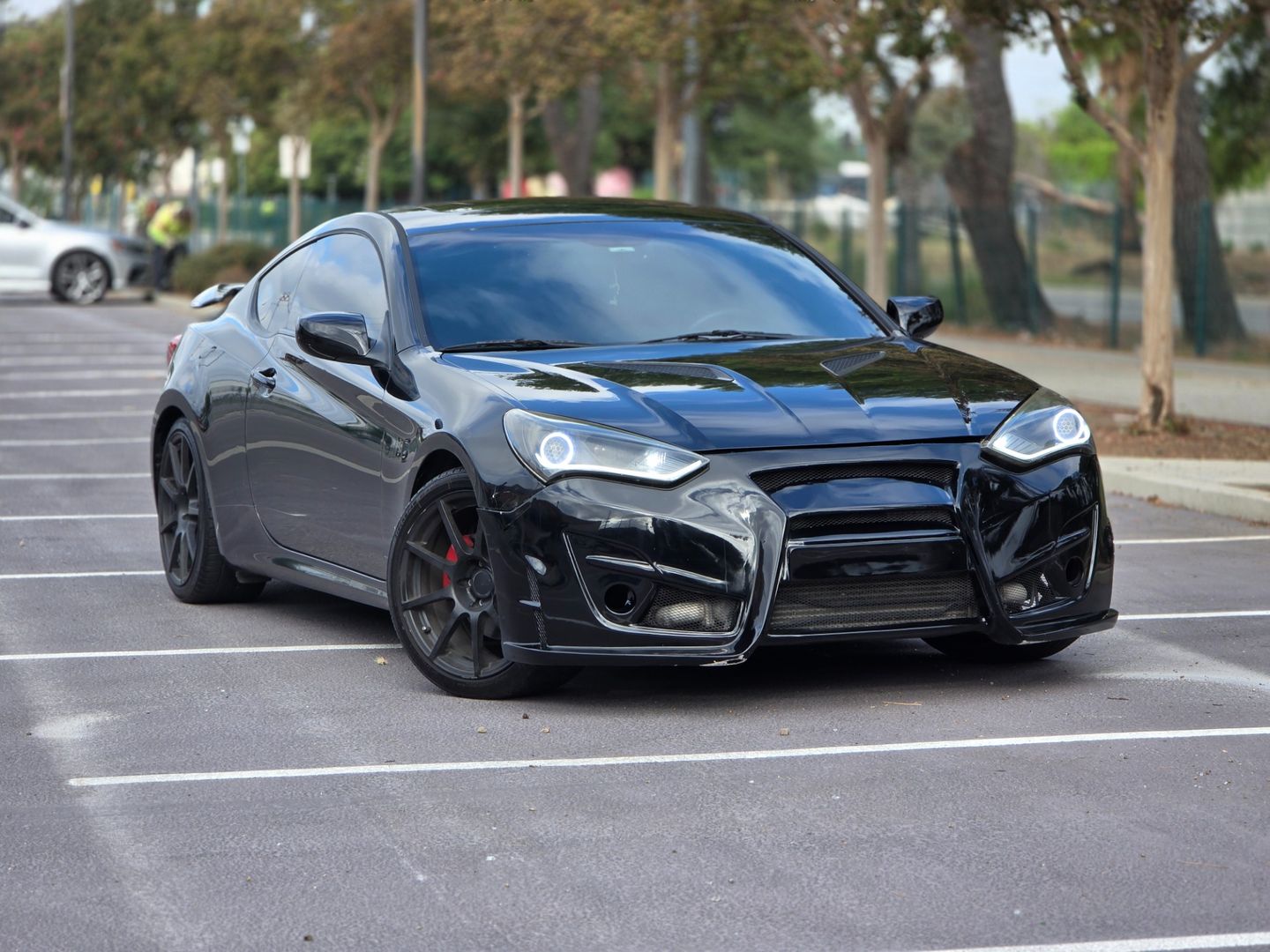 Black 2013 Hyundai Genesis Coupe Coupe Rear-Wheel Drive Automatic