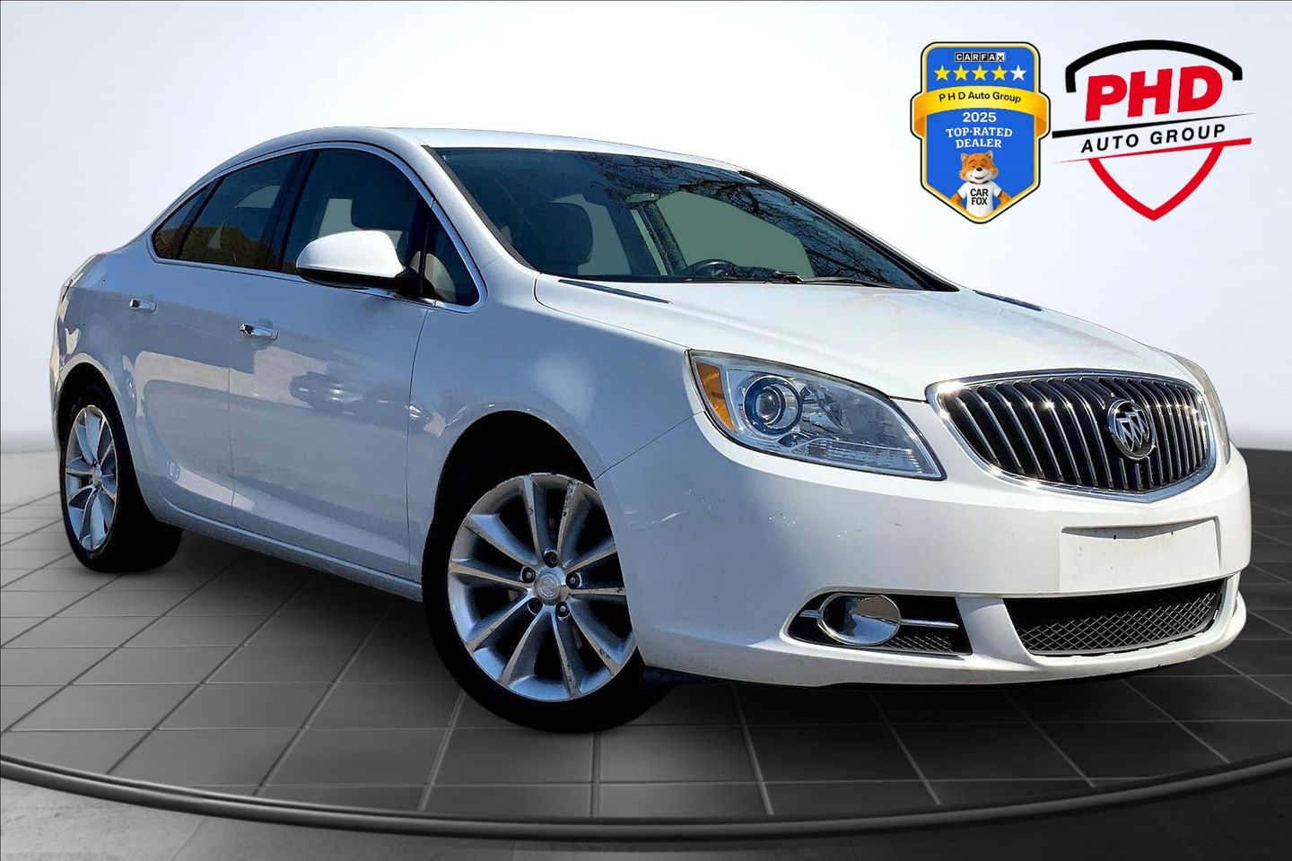 White 2014 Buick Verano Convenience FWD Sedan Front-Wheel Drive Automatic