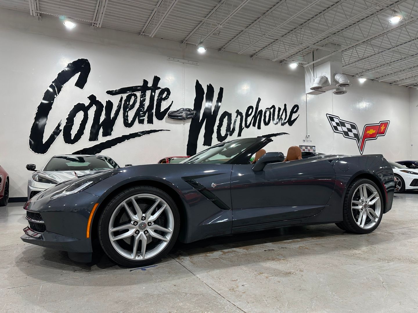 [GBV] Cyber Gray Metallic 2014 Chevrolet Corvette Convertible Rear-Wheel Drive Automatic