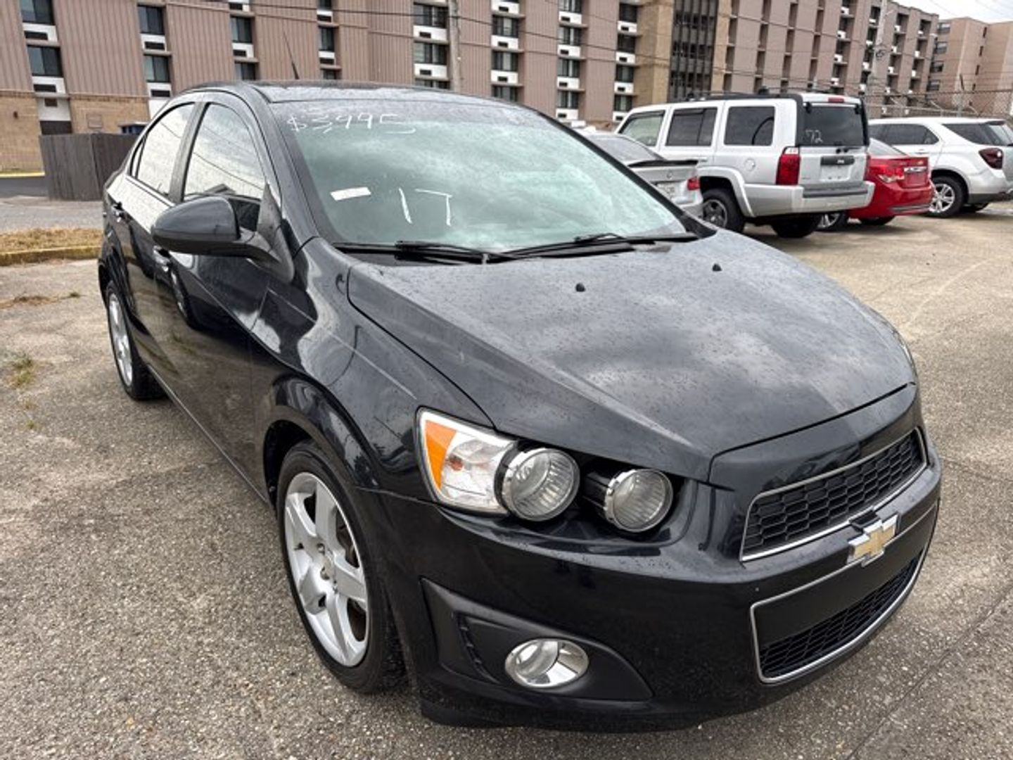 Black Granite Metallic 2014 Chevrolet Sonic Sedan Front-Wheel Drive Automatic