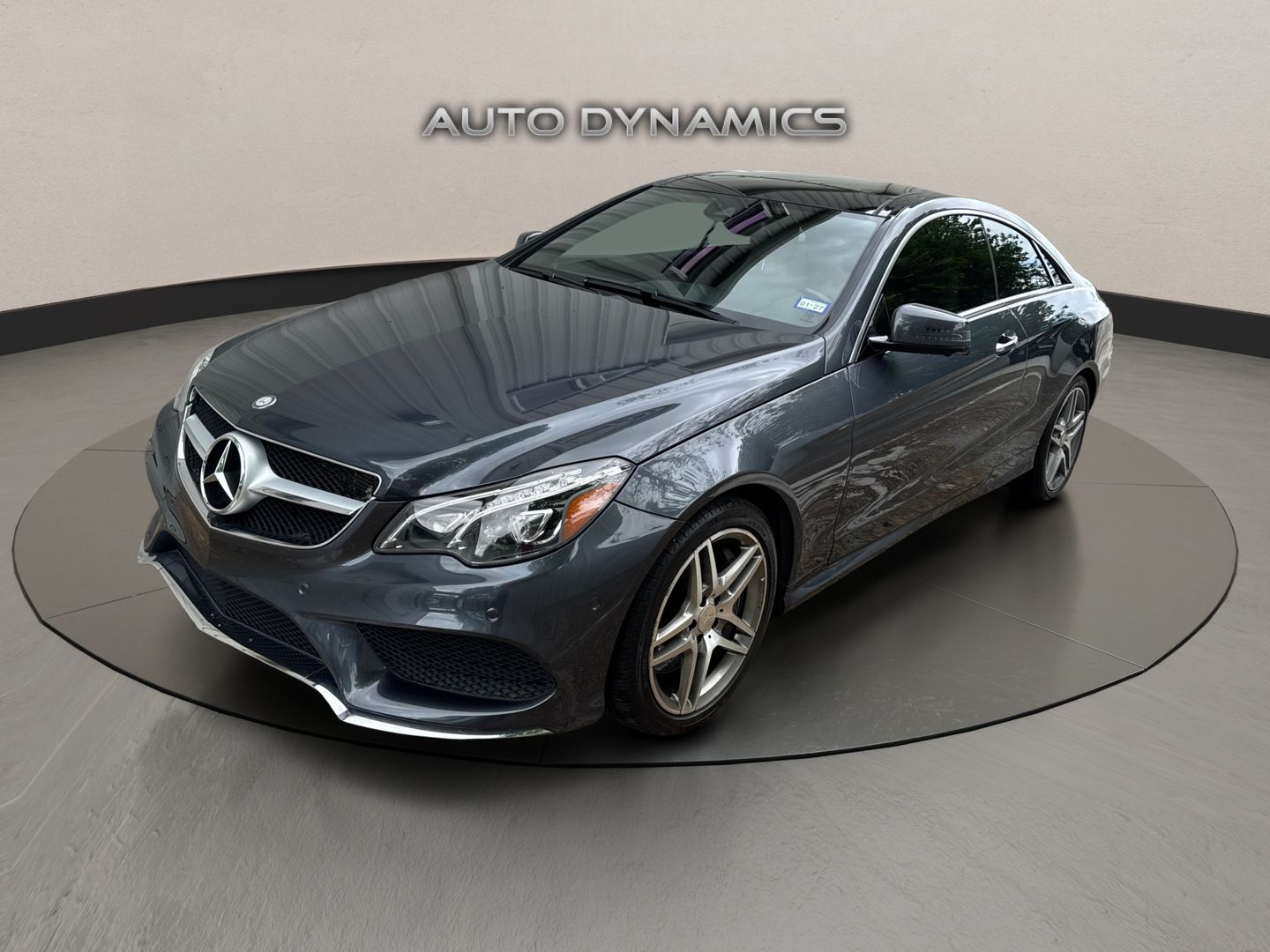 Gray 2014 Mercedes-Benz E-Class Coupe Rear-Wheel Drive Automatic