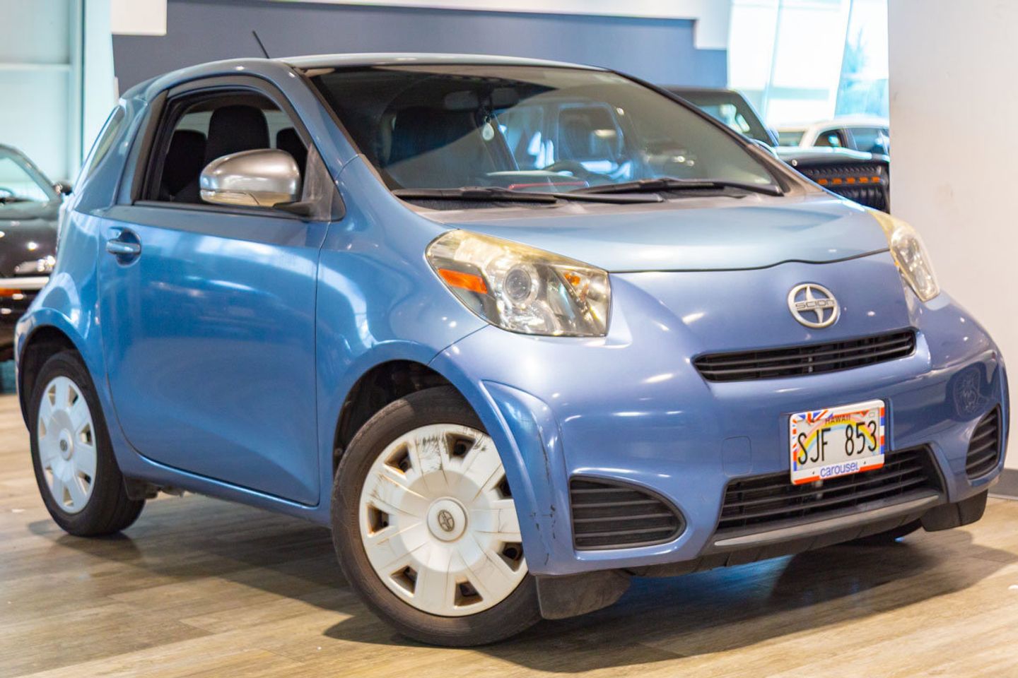 Pacific Blue Metallic 2014 Scion iQ Base Hatchback Front-Wheel Drive Automatic