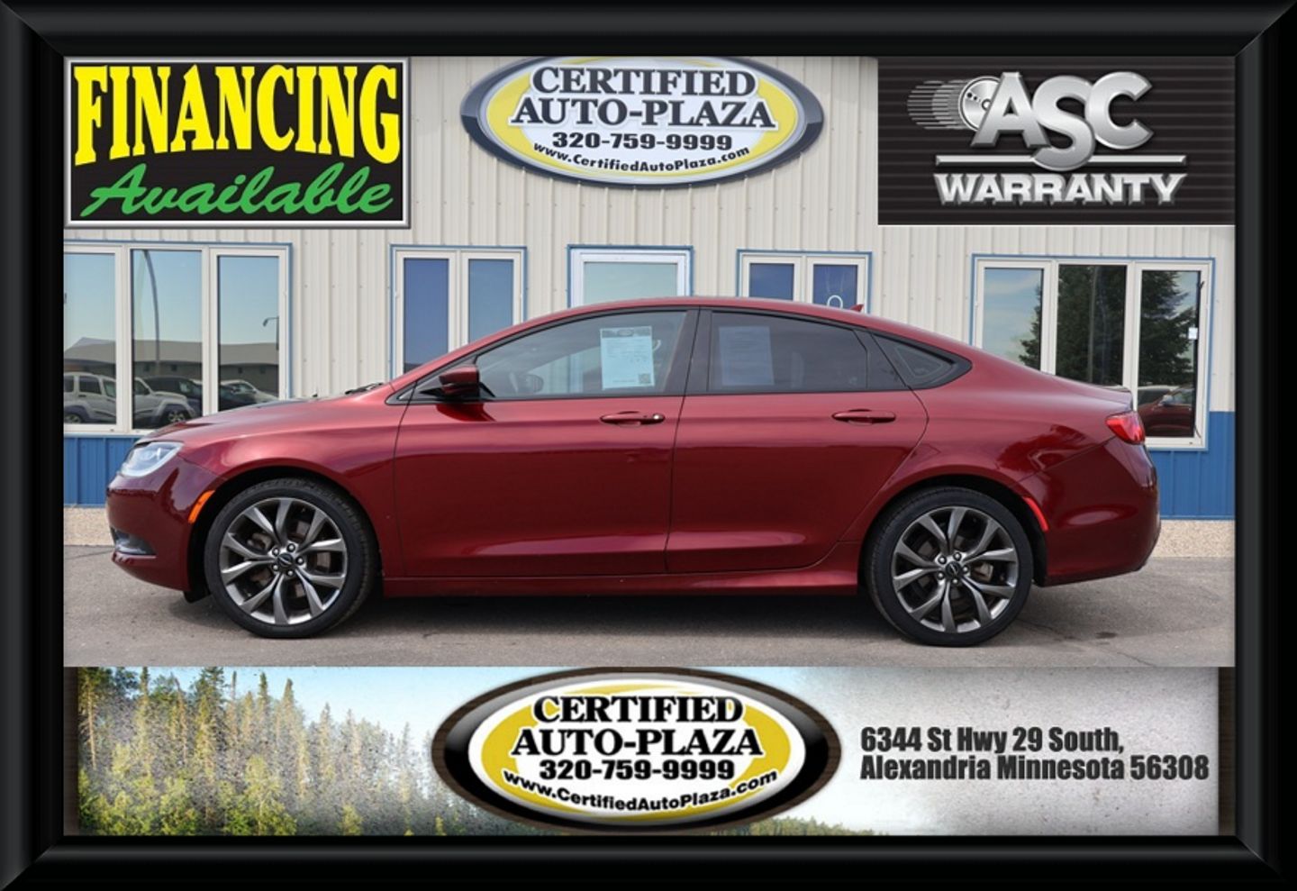 2015 Chrysler 200 S Sedan FWD