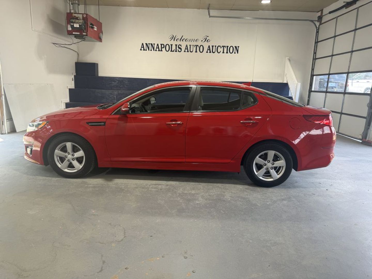 Red 2015 Kia Optima Sedan Front-Wheel Drive Automatic