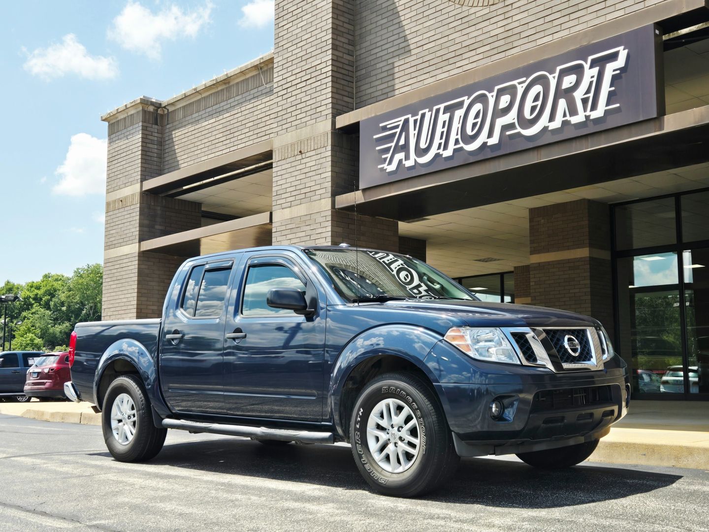Blue 2015 Nissan Frontier Pickup Truck 4X2 Automatic