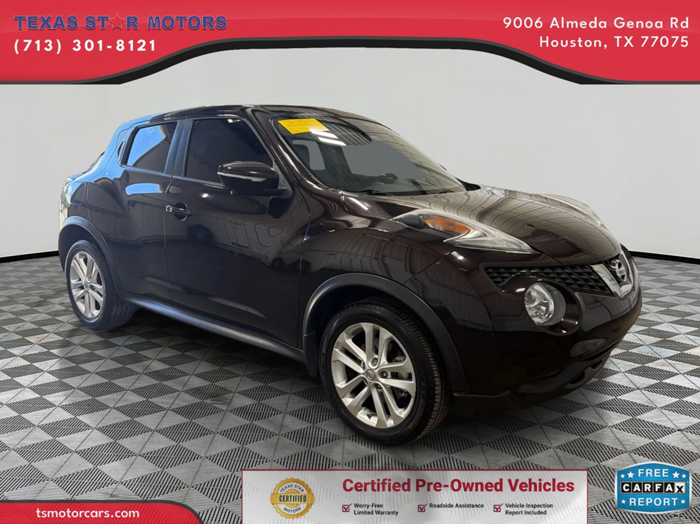 Black 2015 Nissan Juke SL SUV / Crossover Front-Wheel Drive Automatic
