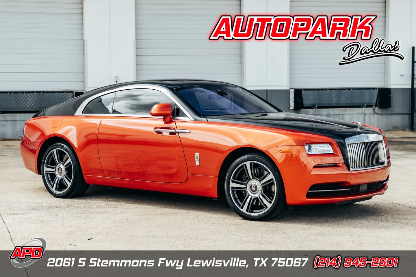 Orange 2015 Rolls-Royce Wraith Coupe Coupe Rear-Wheel Drive Automatic