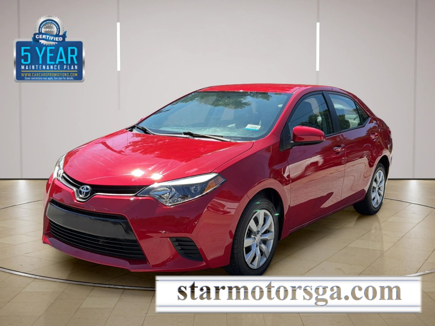 2015 Toyota Corolla Rojo ([3R3] Barcelona Red Metallic) Sedán Tracción delantera Automática