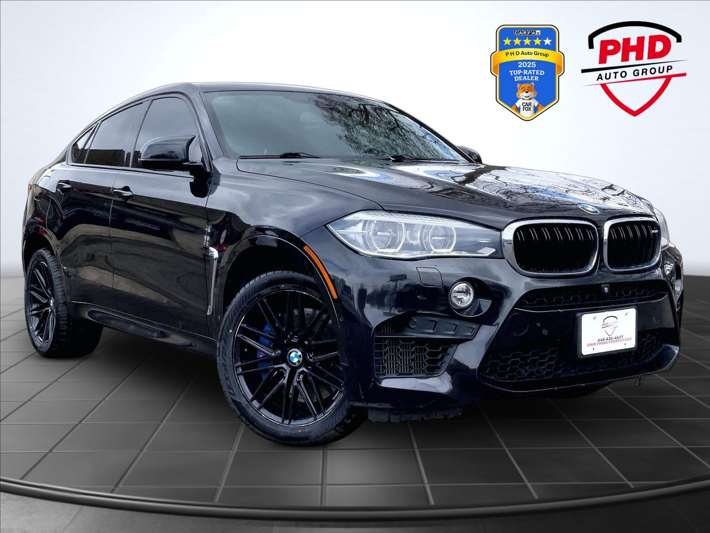 Black 2016 BMW X6 M AWD SUV / Crossover All-Wheel Drive Automatic