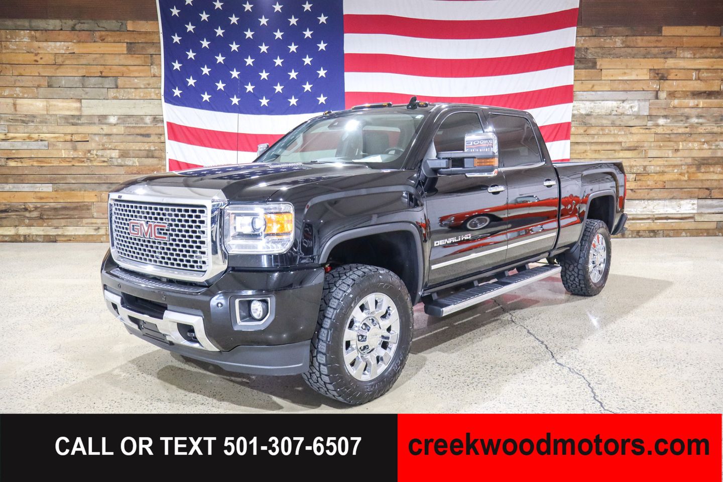 [GBA] Onyx Black 2016 GMC Sierra 2500HD Denali Crew Cab SB 4WD Pickup Truck Four-Wheel Drive Automatic