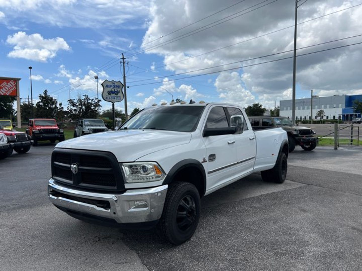 Bright White Clear Coat 2016 RAM 3500 Pickup Truck Four-Wheel Drive Automatic