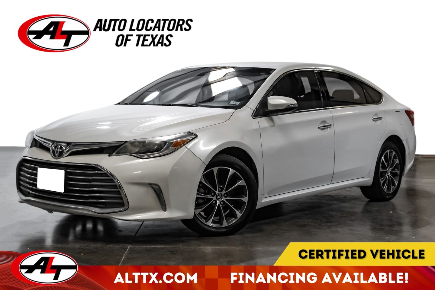 White (Blizzard Pearl) 2016 Toyota Avalon Sedan Front-Wheel Drive Automatic