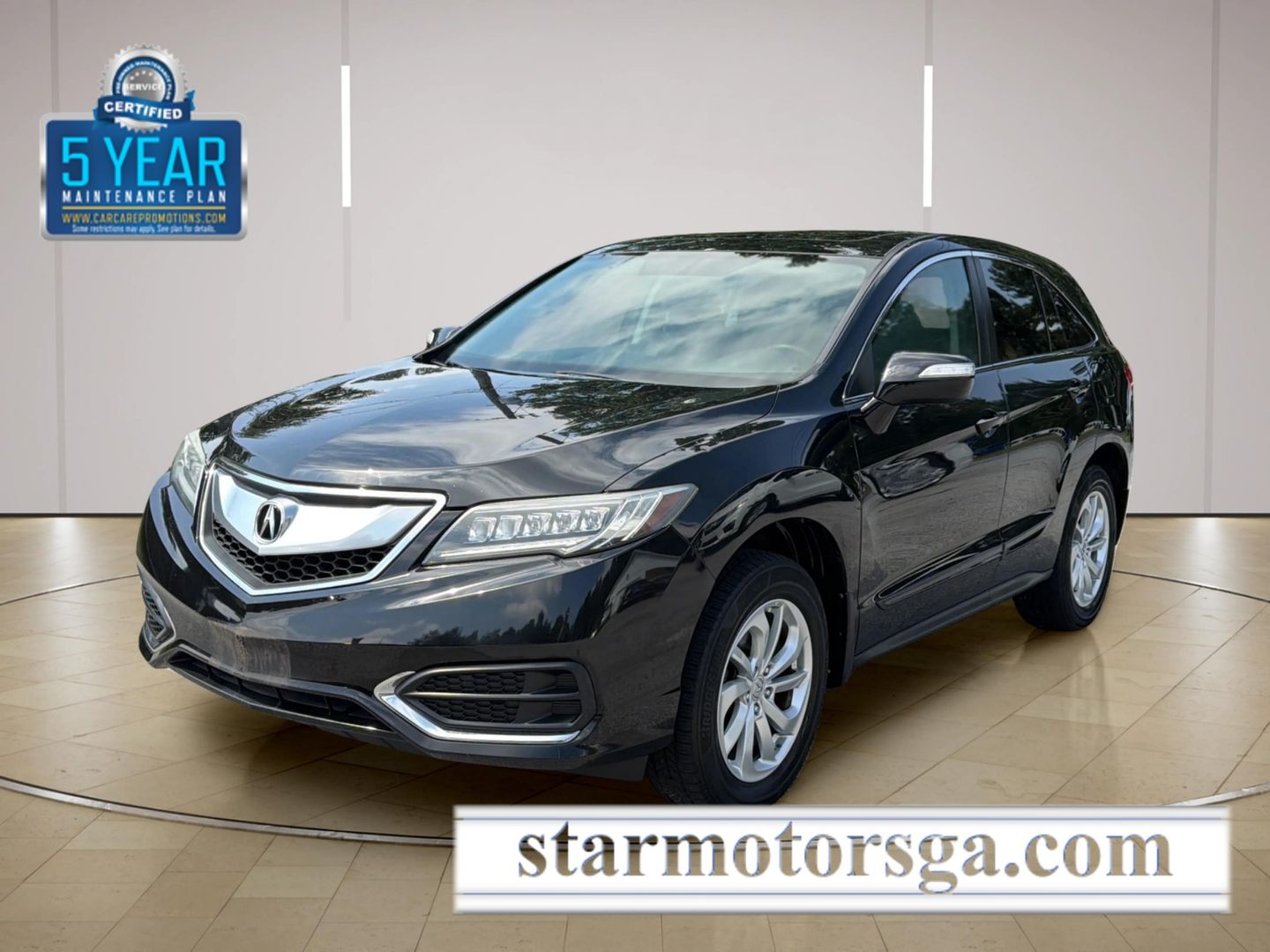 [BK] Crystal Black Pearl 2017 Acura RDX SUV / Crossover All-Wheel Drive Automatic