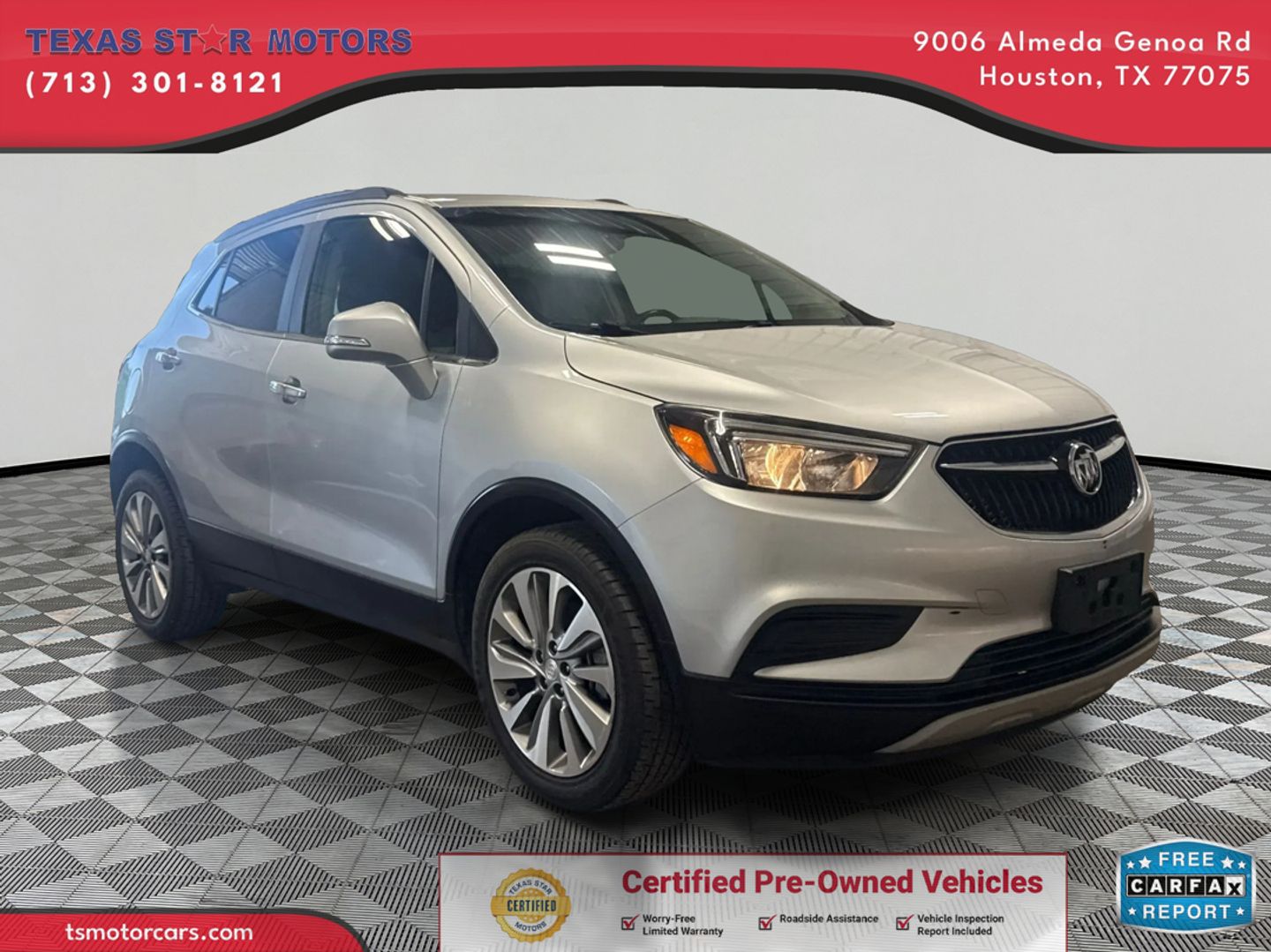 Silver 2017 Buick Encore Preferred FWD SUV / Crossover Front-Wheel Drive Automatic