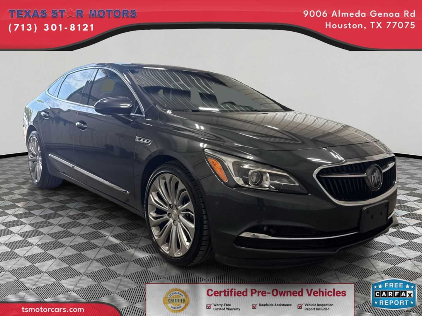 Black 2017 Buick LaCrosse Sedan All-Wheel Drive Automatic