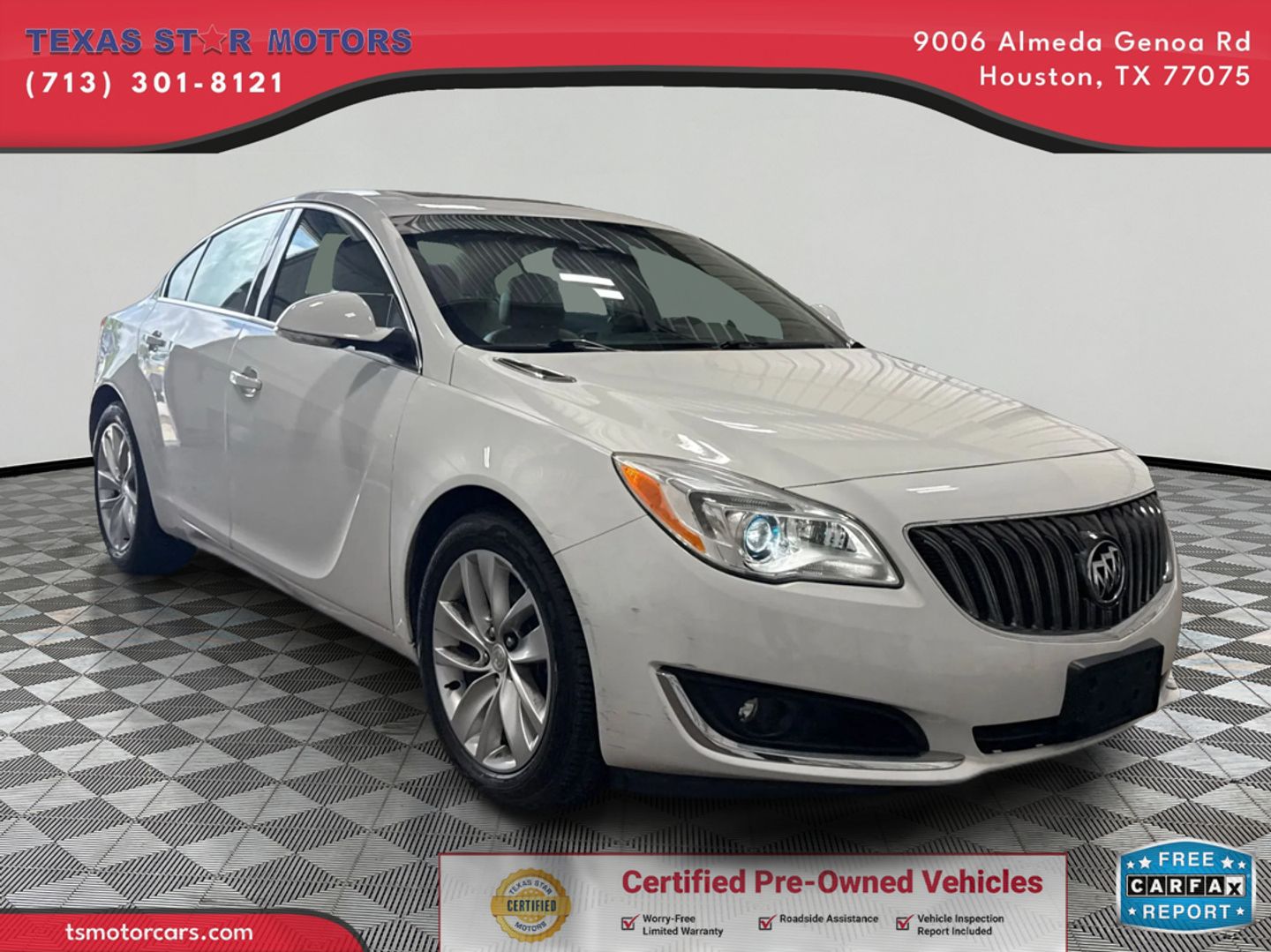 White 2017 Buick Regal Premium II Sedan FWD Sedan Front-Wheel Drive Automatic