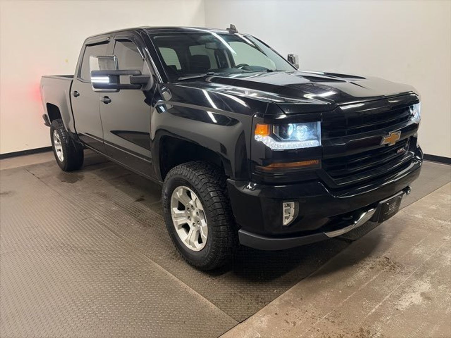 Black 2017 Chevrolet Silverado 1500 Pickup Truck Four-Wheel Drive Automatic
