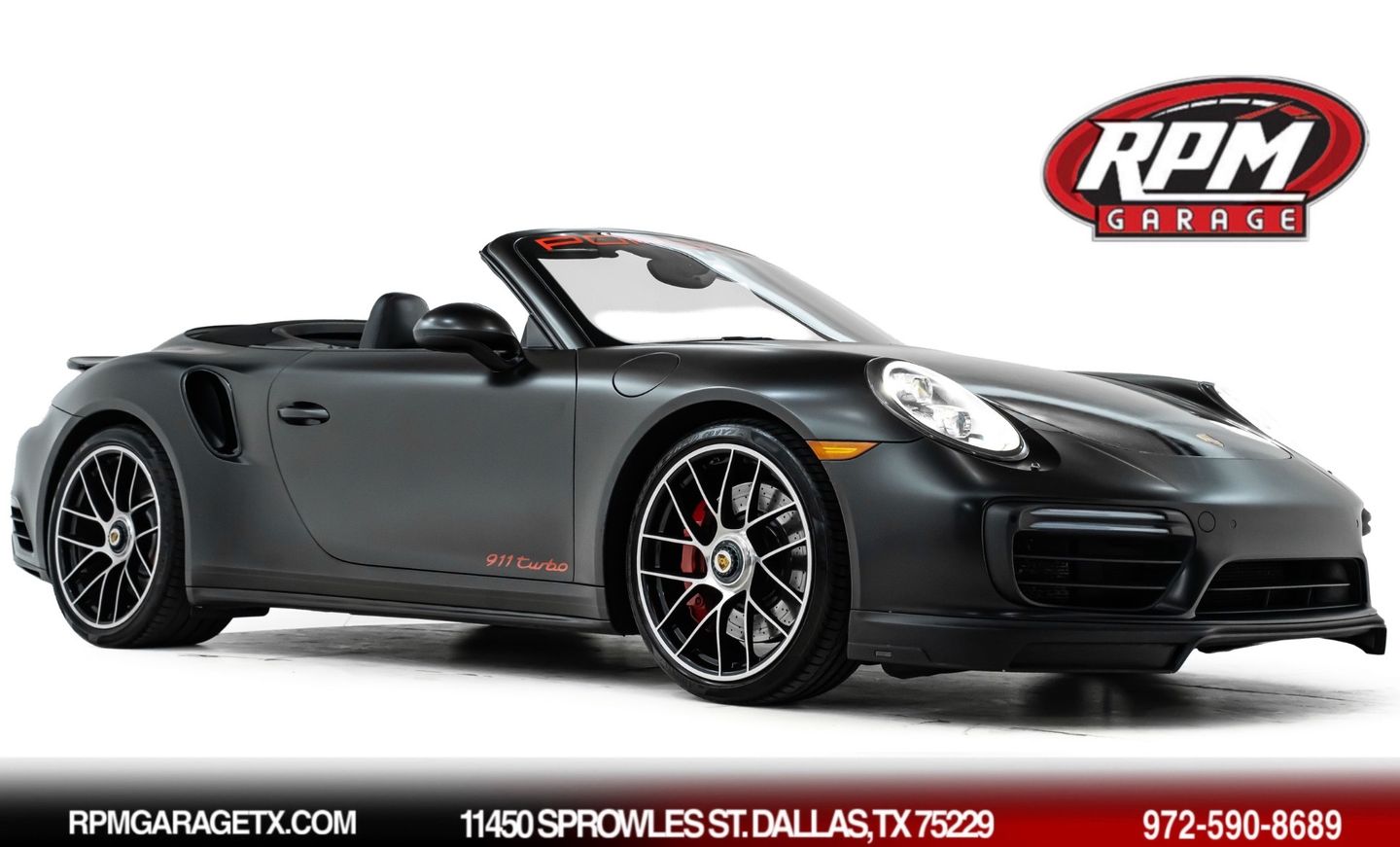 White 2017 Porsche 911 Convertible All-Wheel Drive Automatic