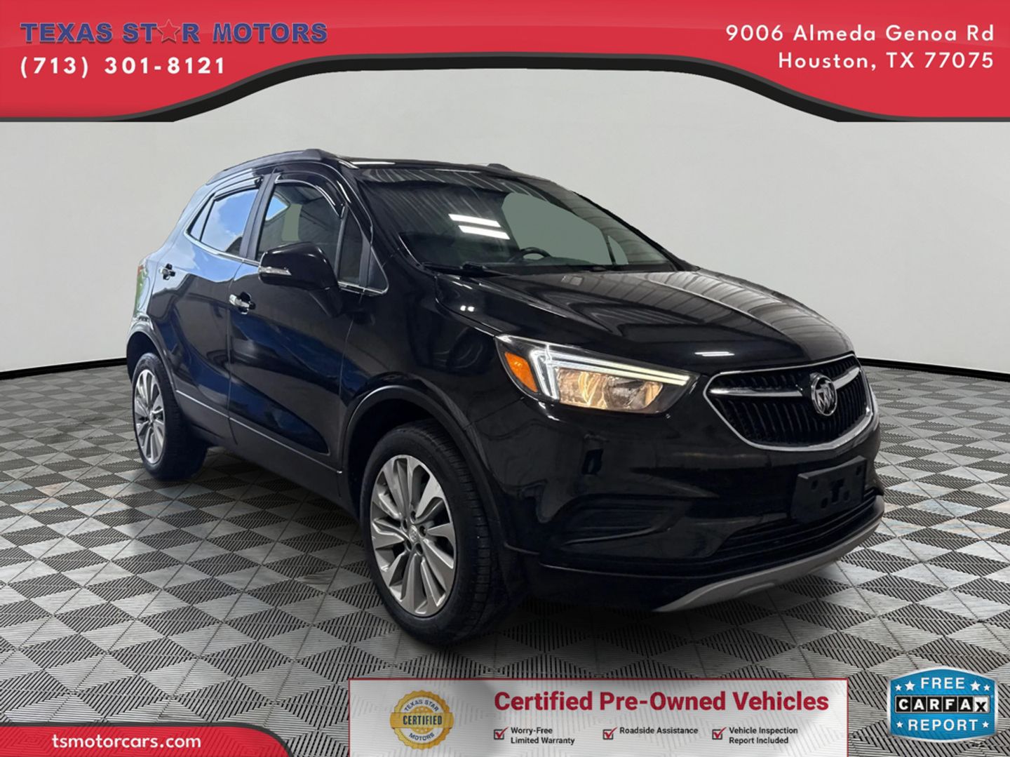 Black 2018 Buick Encore Preferred AWD SUV / Crossover All-Wheel Drive Automatic