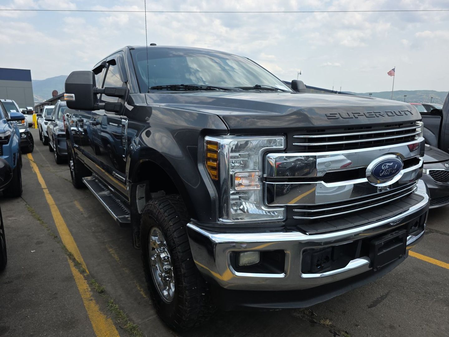 Gray ([J7] Magnetic) 2018 Ford F-350 Super Duty Pickup Truck Four-Wheel Drive Automatic