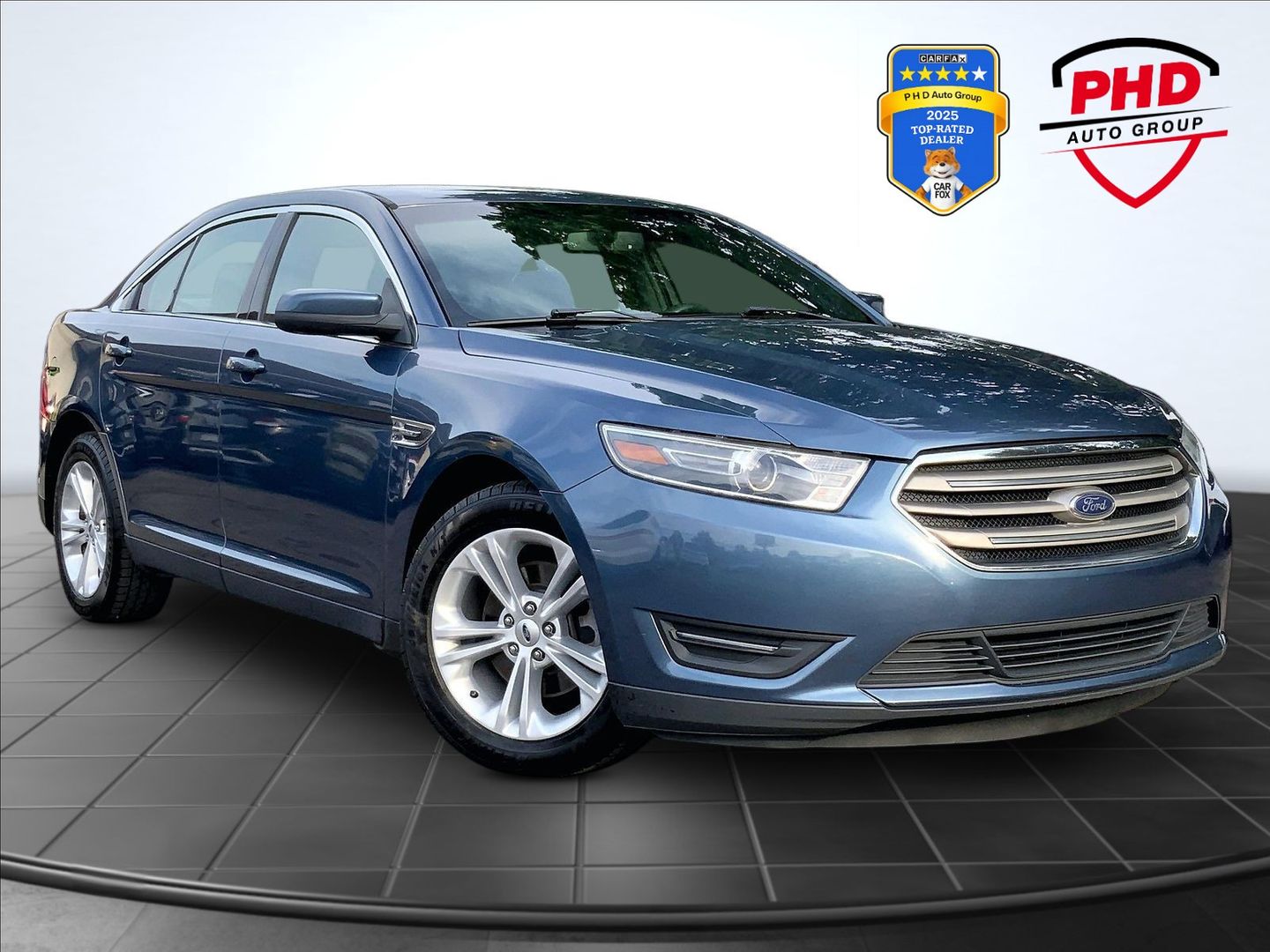 Blue 2018 Ford Taurus Sedan All-Wheel Drive Automatic