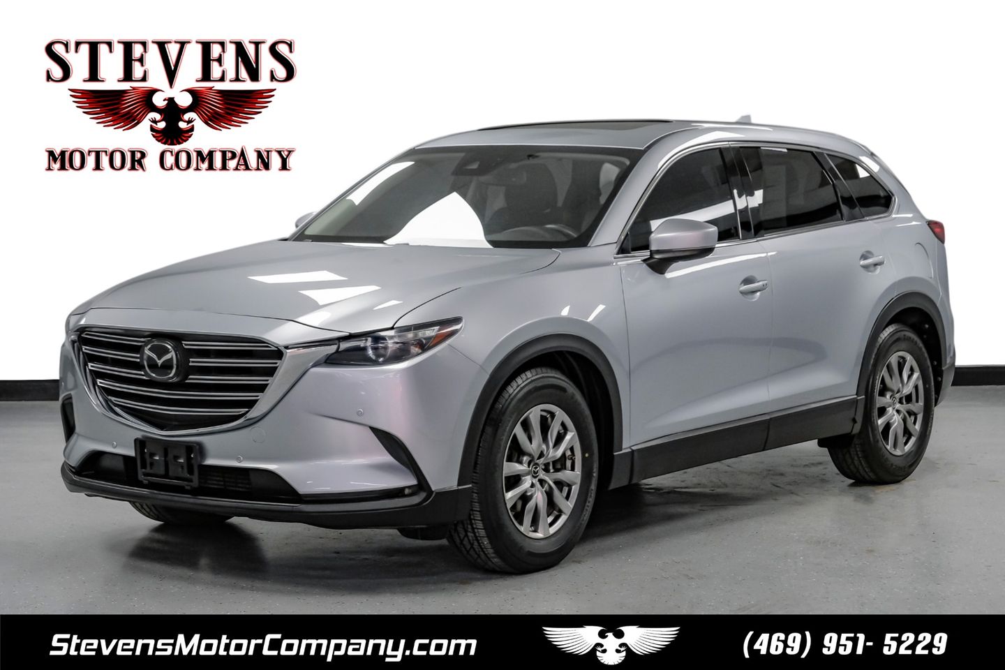 Sonic Silver Metallic 2018 Mazda CX-9 SUV / Crossover Front-Wheel Drive Automatic