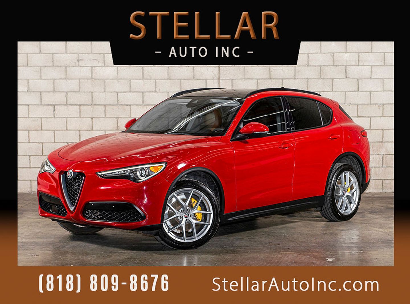[PRR] Alfa Rosso 2019 Alfa Romeo Stelvio SUV / Crossover Rear-Wheel Drive Automatic