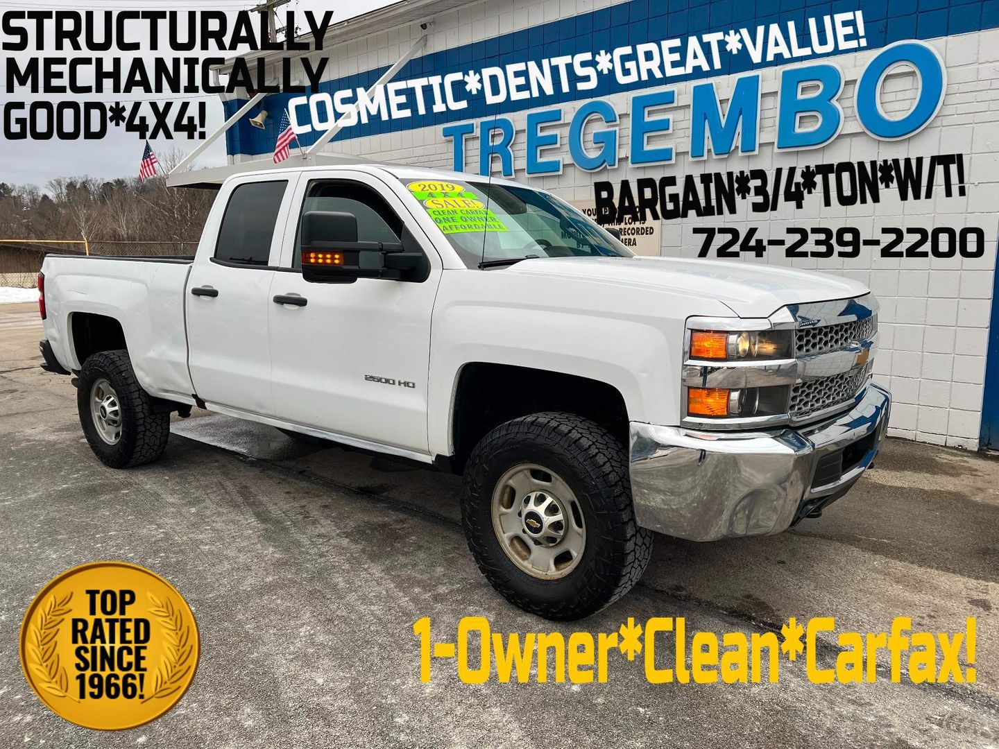 2019 Chevrolet Silverado 2500HD Work Truck Double Cab 4WD