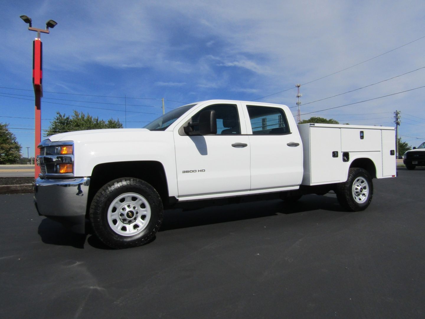 [GAZ] Summit White 2019 Chevrolet Silverado 3500HD Pickup Truck Four-Wheel Drive Automatic