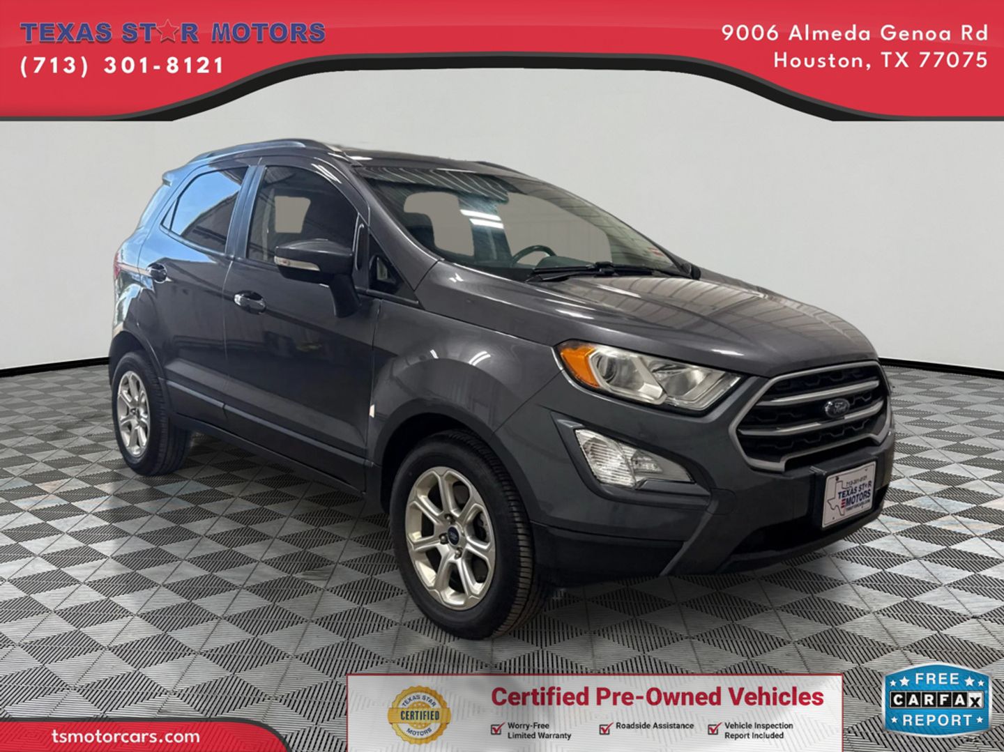 Blue 2019 Ford EcoSport SUV / Crossover Front-Wheel Drive Automatic